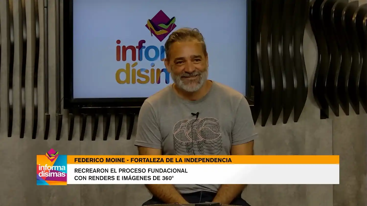 Recrearon con imágenes de 360° la época de la fundación de Tandil