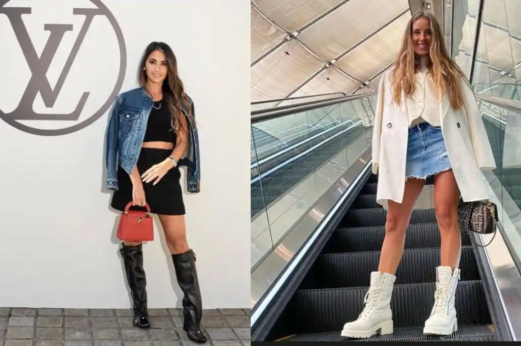 Duelo de estilos: conocé a Sandra de la Vega, y los parecidos con Antonela Roccuzzo que revolucionaron Doha