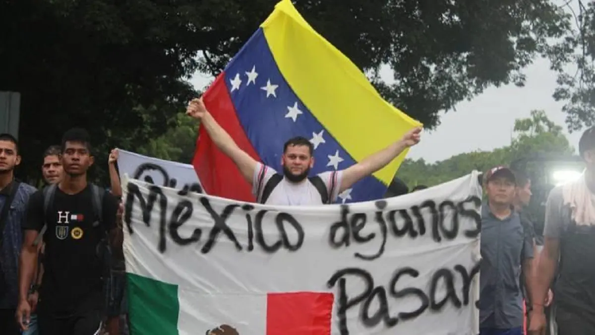 FRONTERA SUR DE MÉXICO: atestada de migrantes venezolanos y estas son las cifras