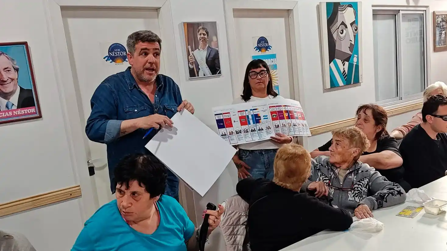 “Votar bien para ponerle un límite a la crueldad de este gobierno nacional".