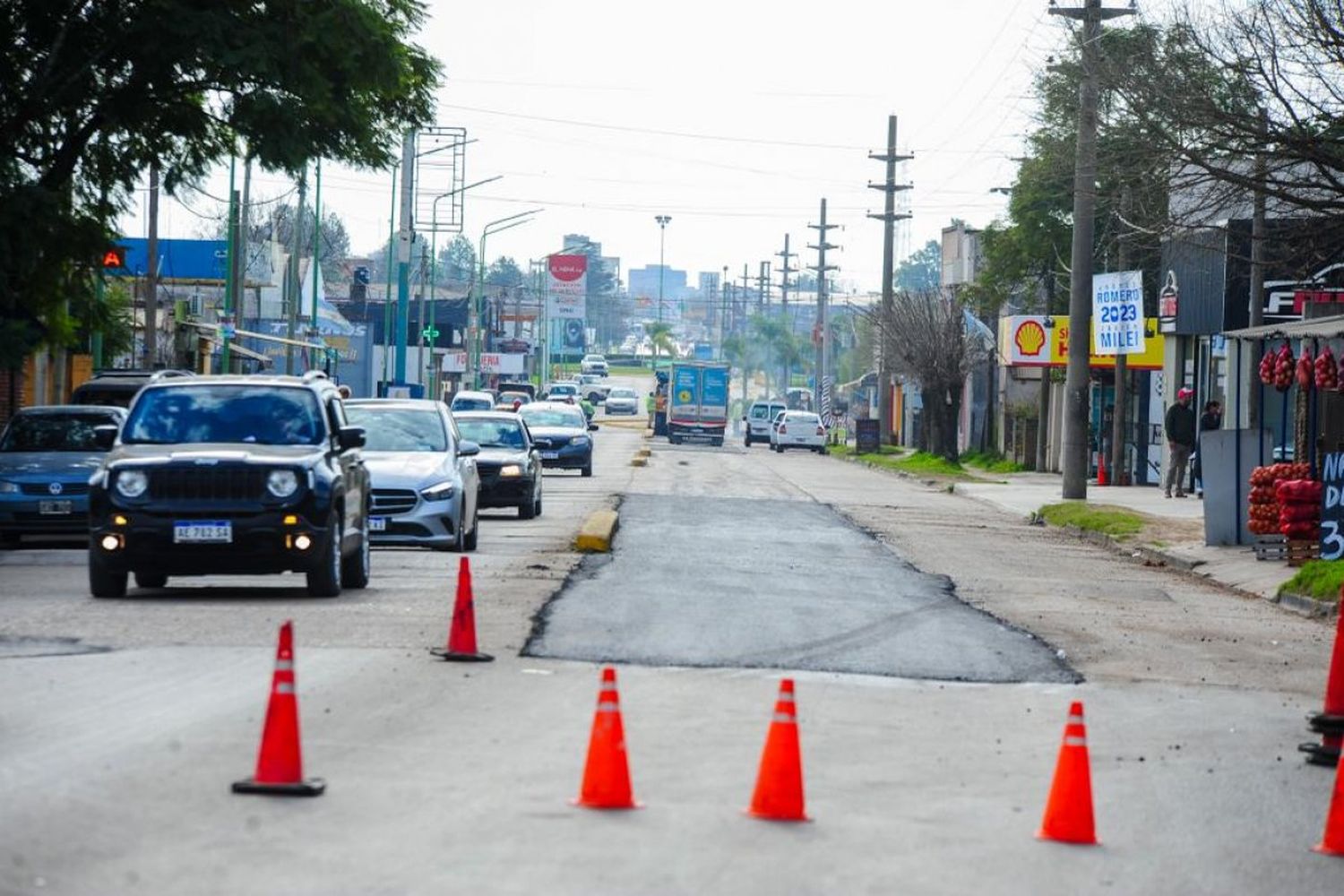 El Municipio informó sobre los cortes por bacheo, pavimentación y construcción de cordón cuneta