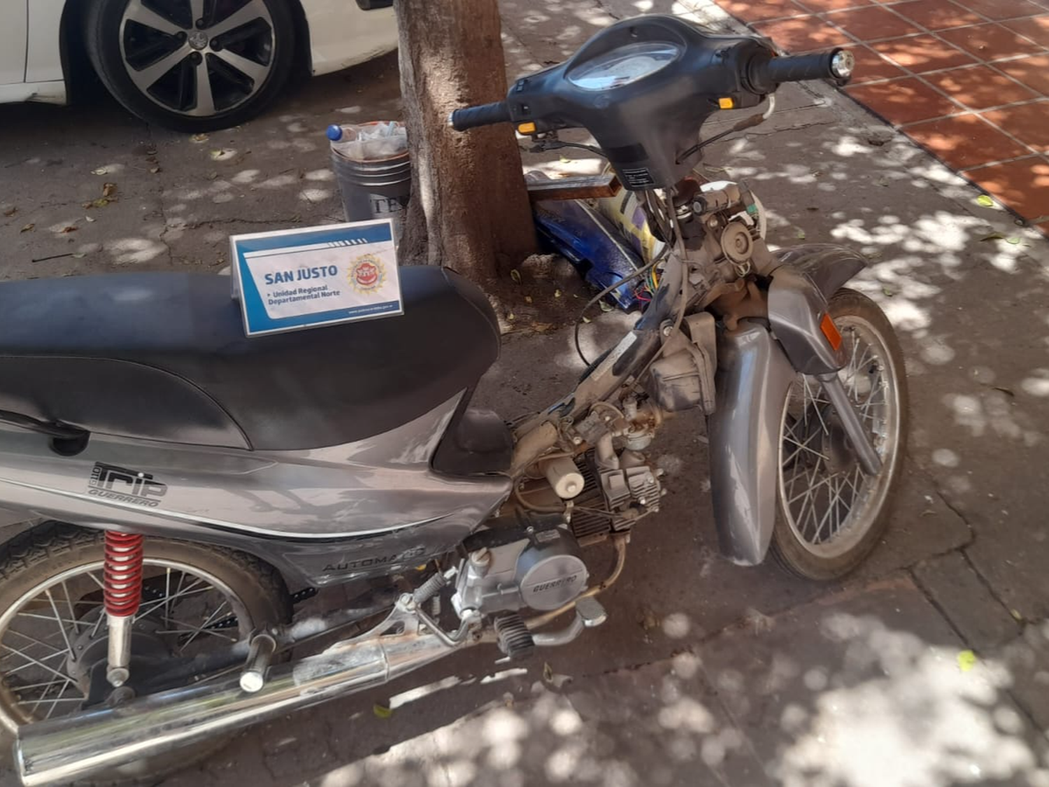 Tras una persecución, la Policía  recuperó una moto robada  