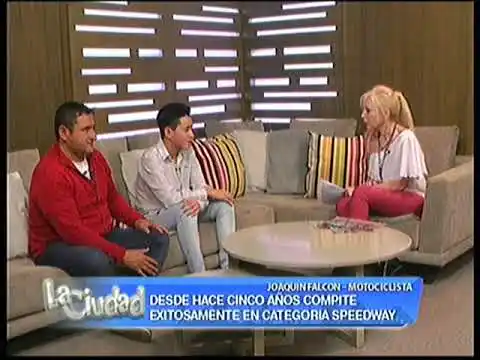Joaquin Falcon –Desde hace cinco años compite exitosamente en categoria speedway