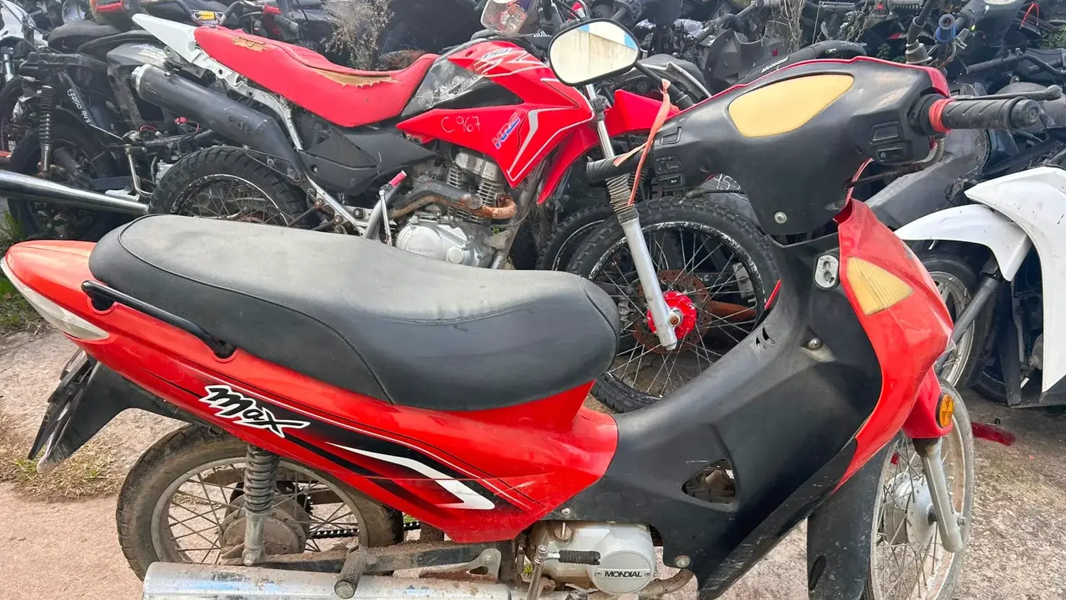 Moto recuperada. Tras una persecución, hubo un aprehendido