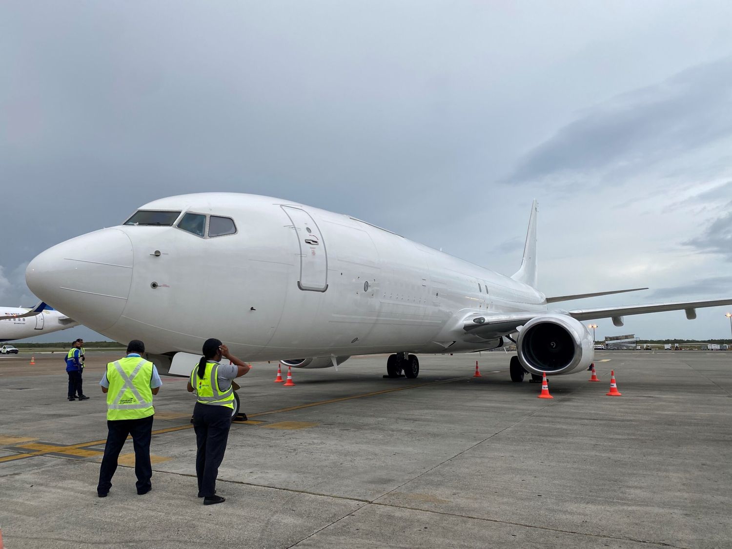 Aerolíneas Argentinas Cargo’s second Boeing 737 arrives at Ezeiza airport