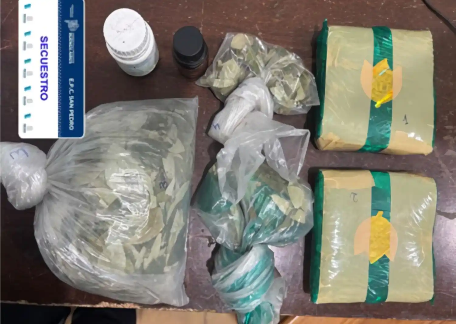 estupefacientes secuestrados a salteños detenidos