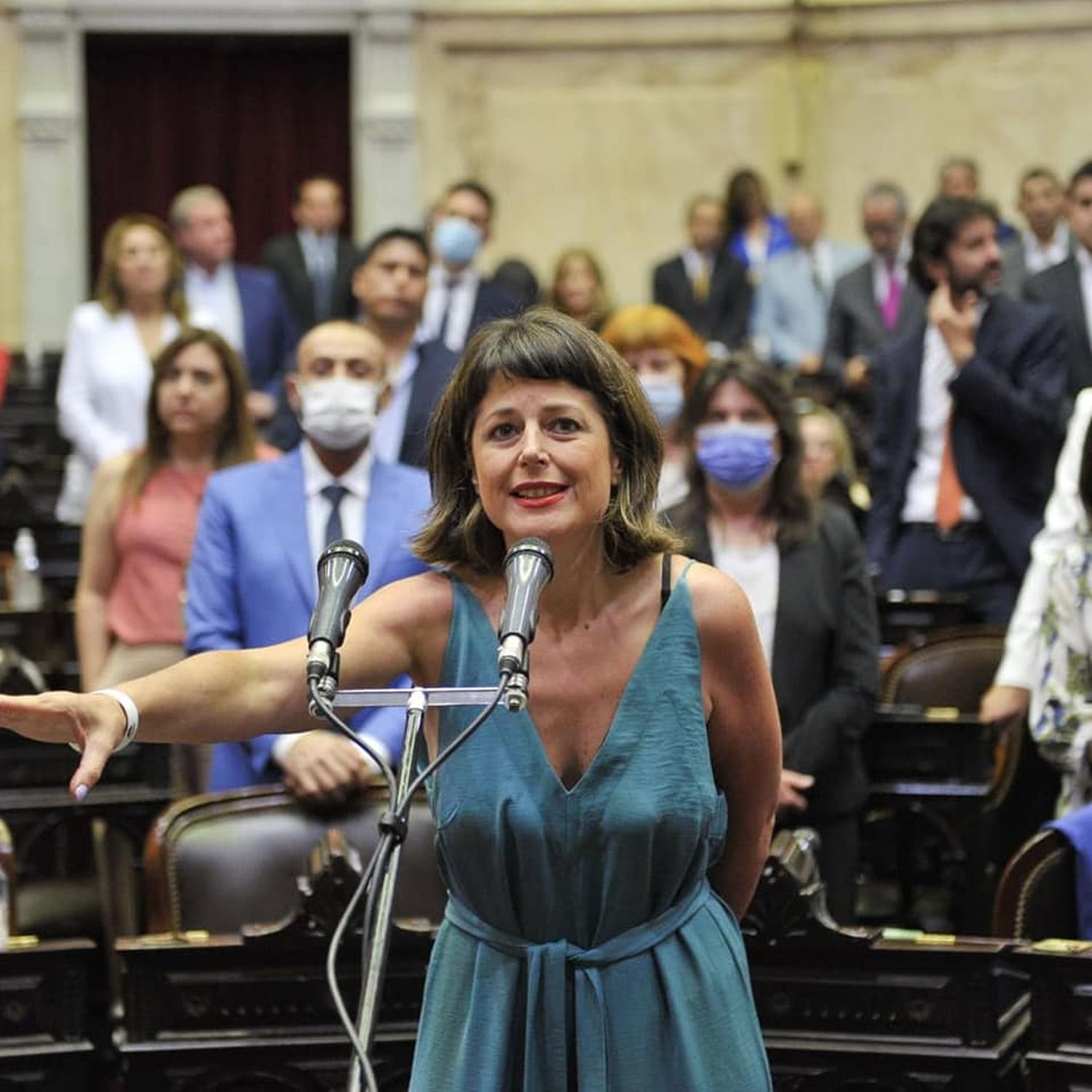 Gaillard juró por «Por no mas presos por plantar» marihuana