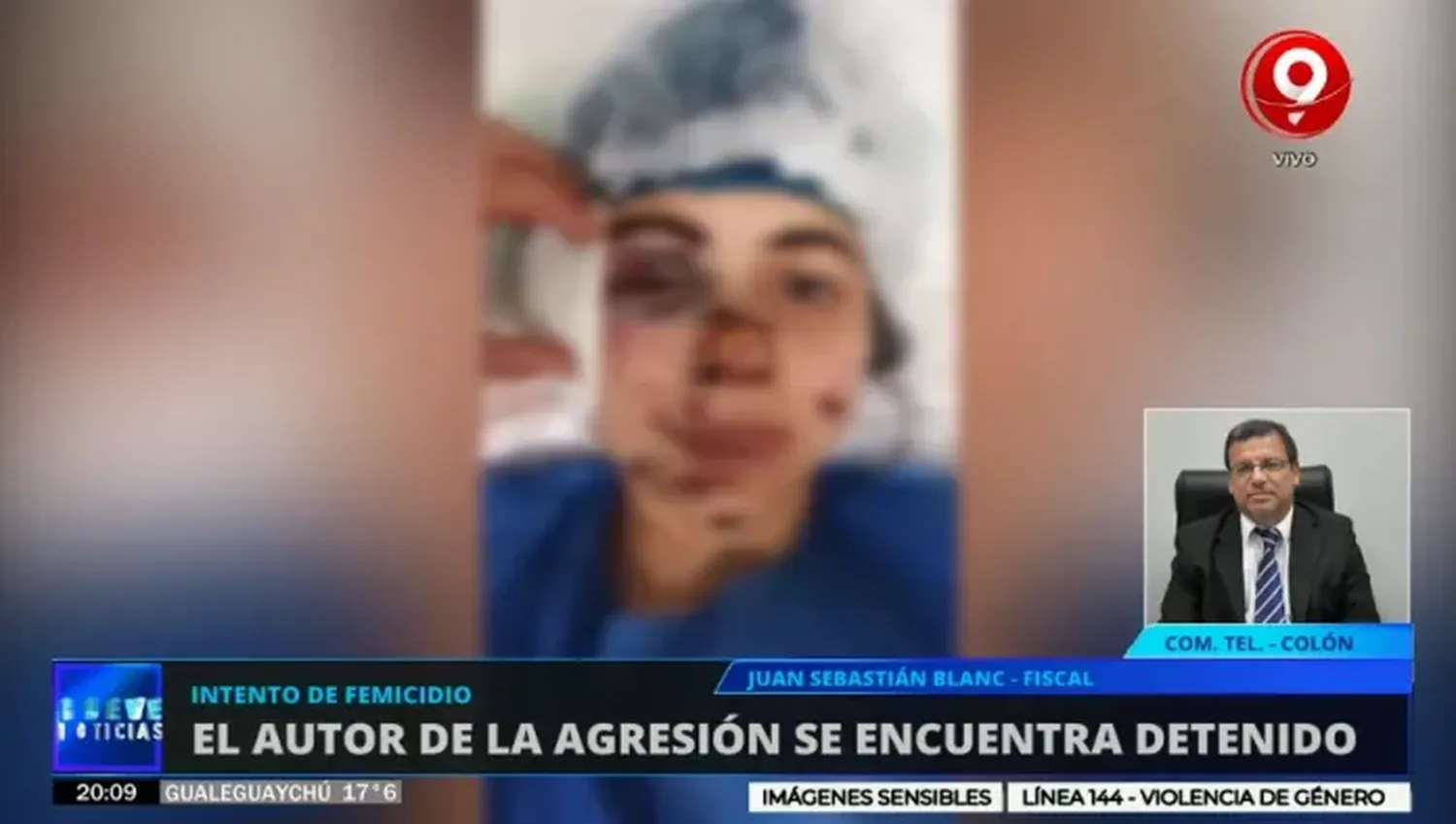 Intento de femicidio en Colón: el vínculo que une a la joven atacada con el agresor