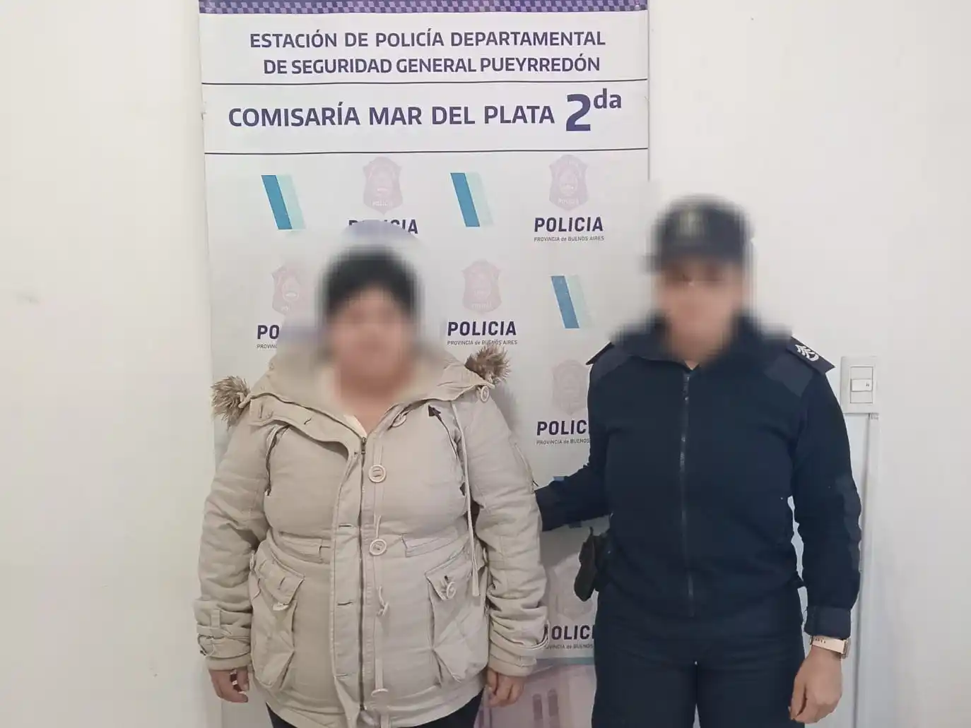La mujer finalmente fue puesta en libertad, aunque se la imputó por el delito de "hurto".
