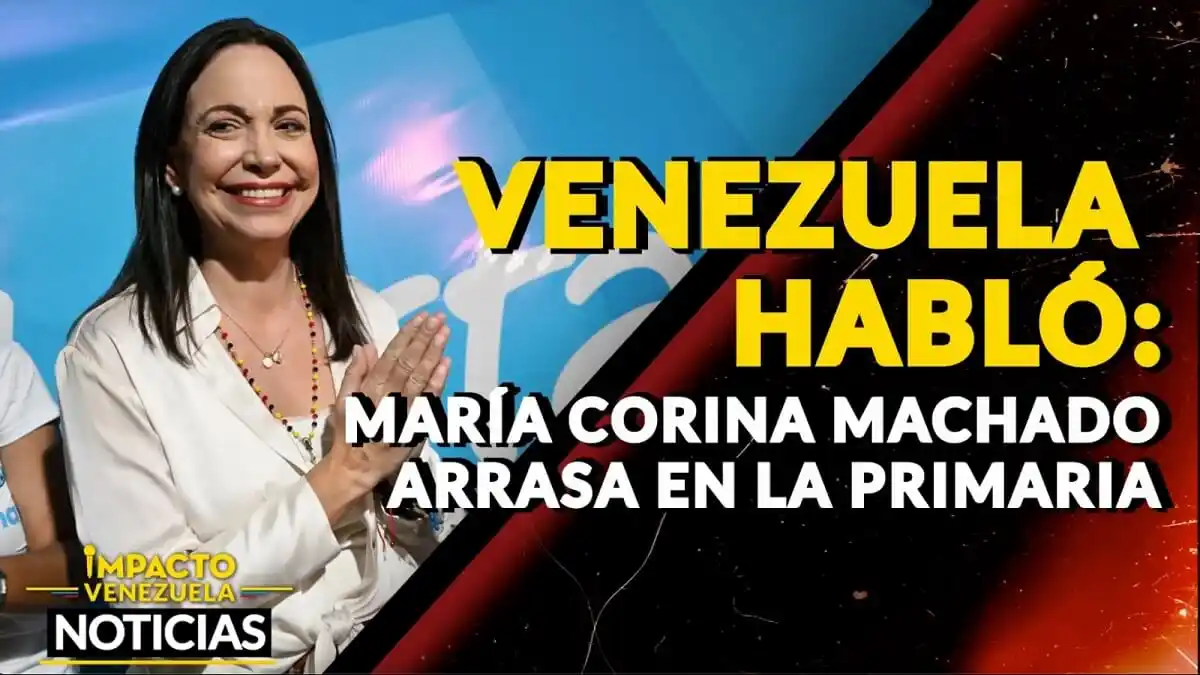 ¡VENEZUELA HABLÓ! María Corina Machado arrasa en la primaria – VIDEO