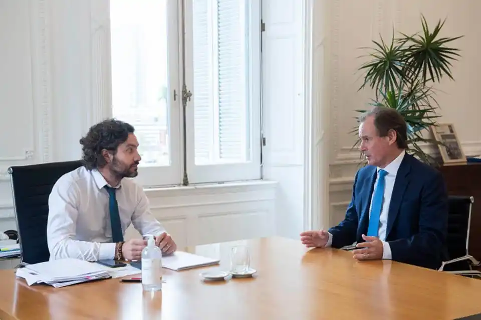 Bordet y Cafiero avanzaron en el financiamiento de plantas de tratamiento de efluentes