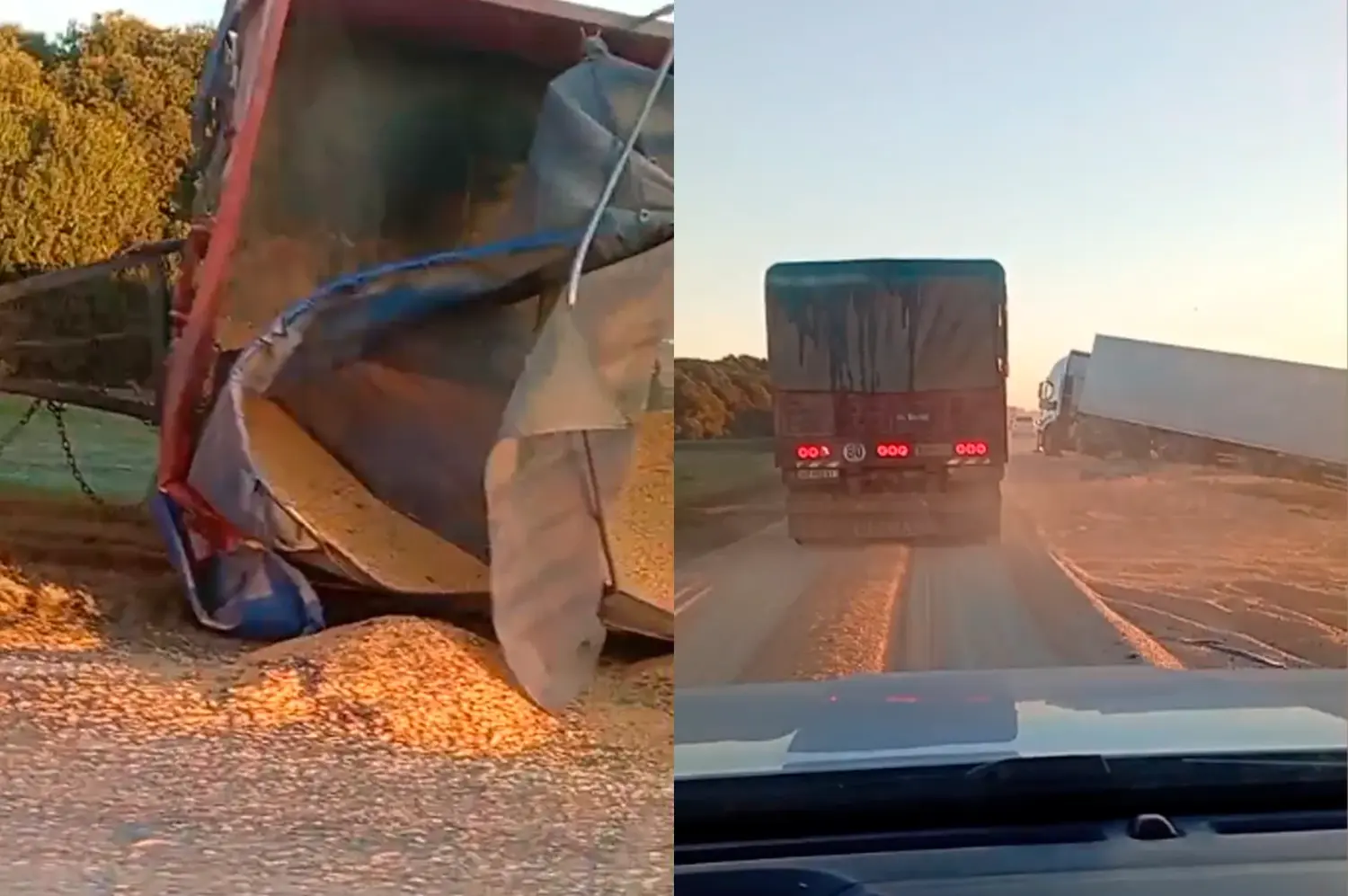 Accidente entre dos camiones sobre la Ruta 34: tránsito parcialmente interrumpido