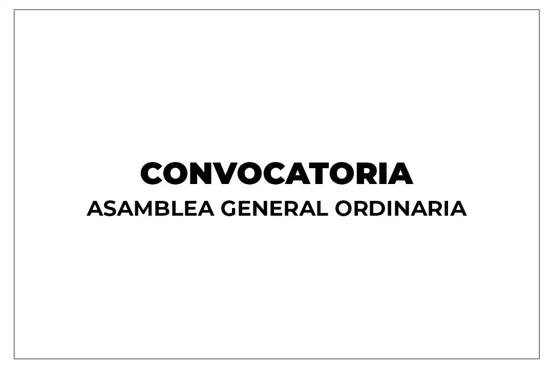 Convocatoria a Asamblea General Ordinaria de la Sociedad Cooperadora del Hospital