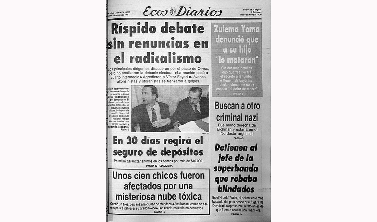 Viernes 19 de mayo de 1995