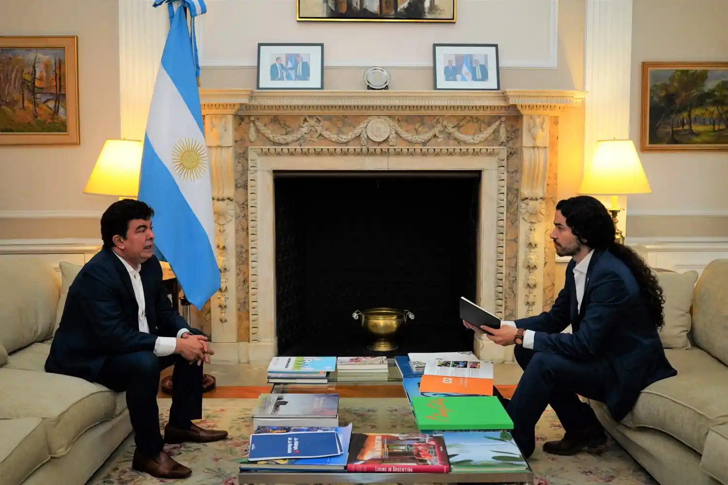 Fernando Espinoza en Nueva York: Busca llevar a La Matanza proyectos de innovación y tecnología