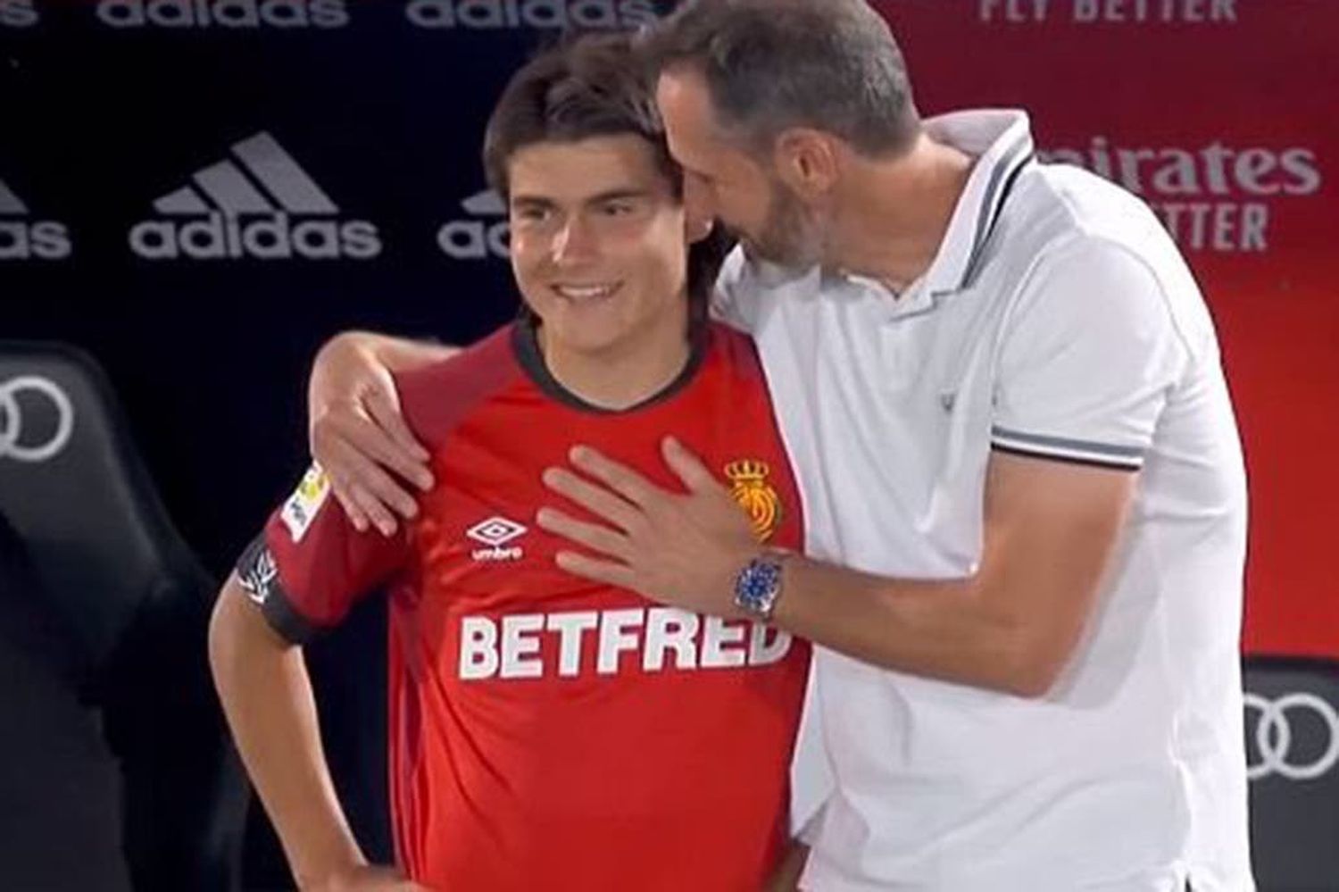 Un argentino se convirtió en el jugador más joven de la liga española