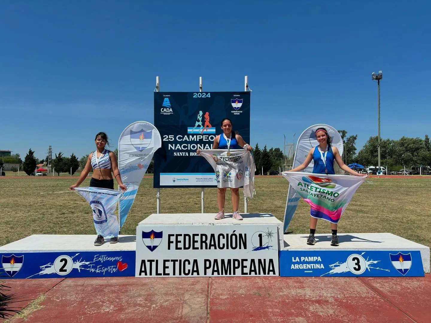Paula Rizzi hizo podio en el Campeonato Nacional U16
