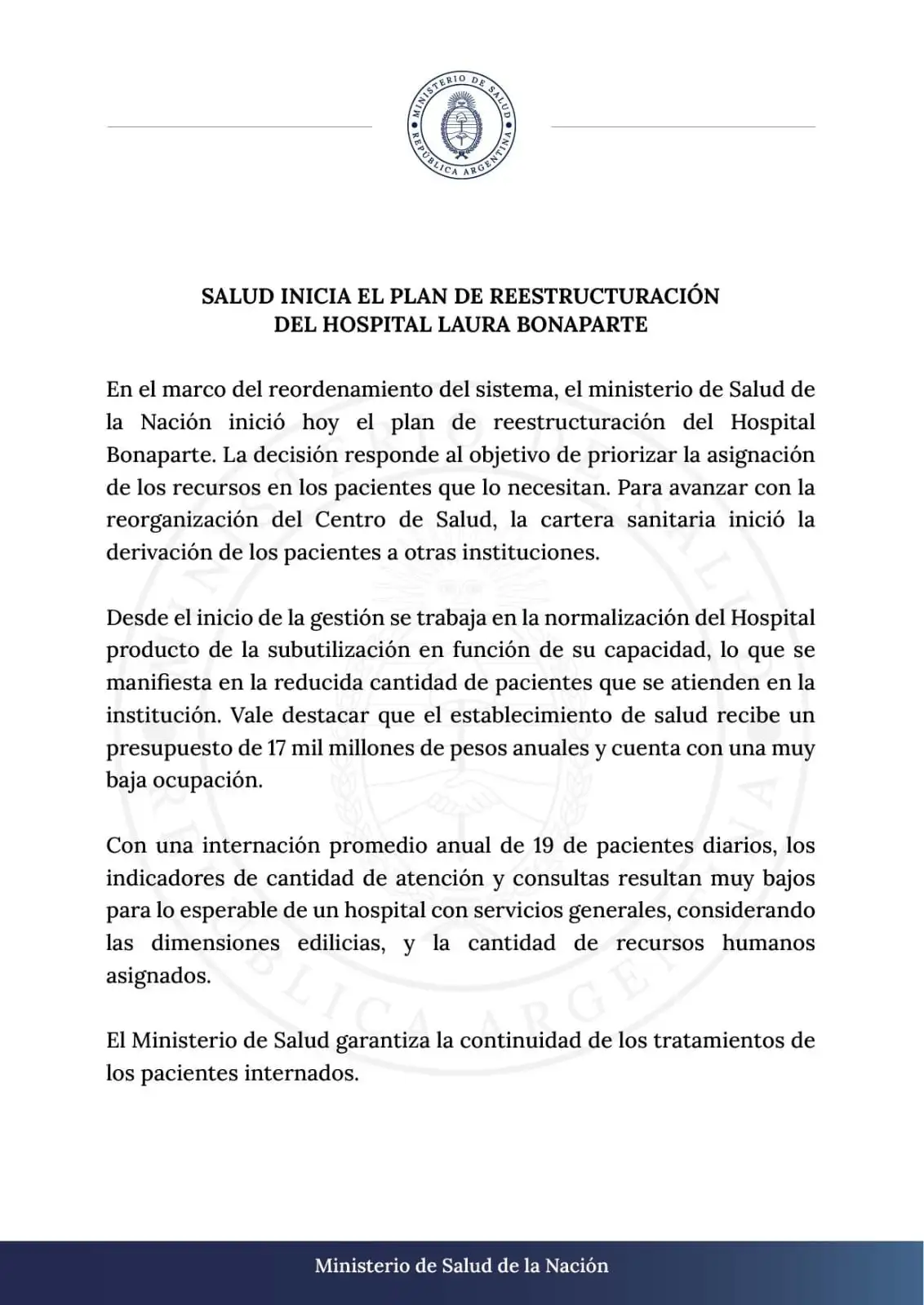 comunicado