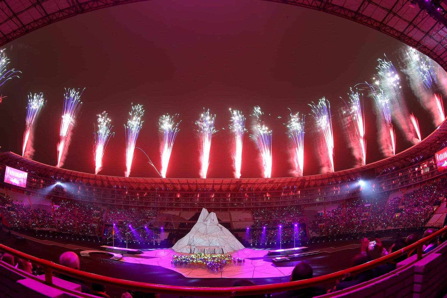 Foto: Ceremonia inaugural de los Juegos Panamericanos de Lima 2019.