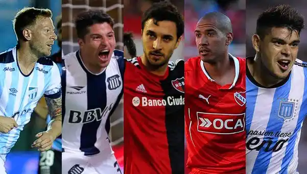 Los 5 jugadores que más patearon al arco en el campeonato
