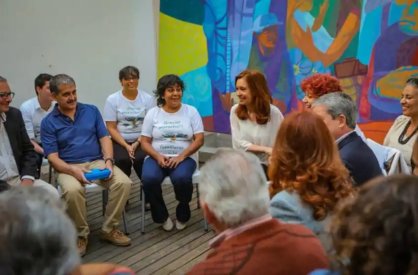 Cristina se reunió con familiares de soldados caídos en Malvinas