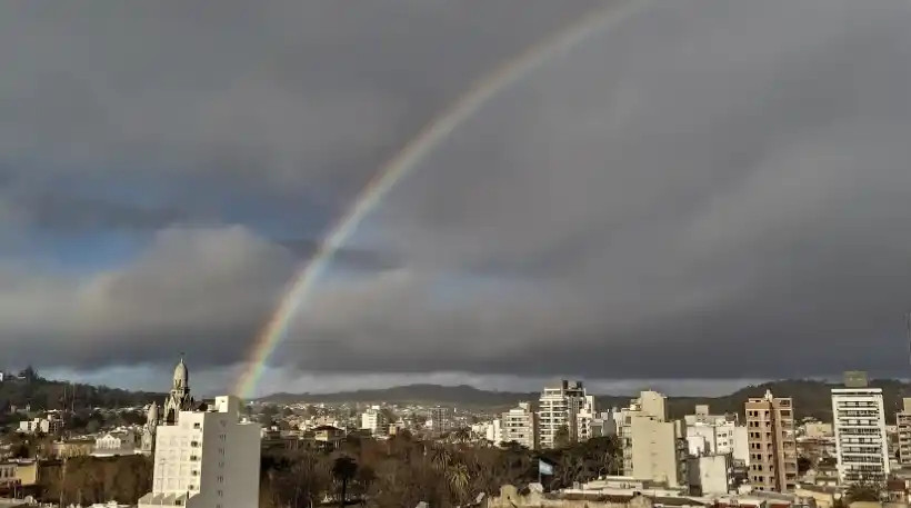 El frío polar dejó postales asombrosas de Tandil