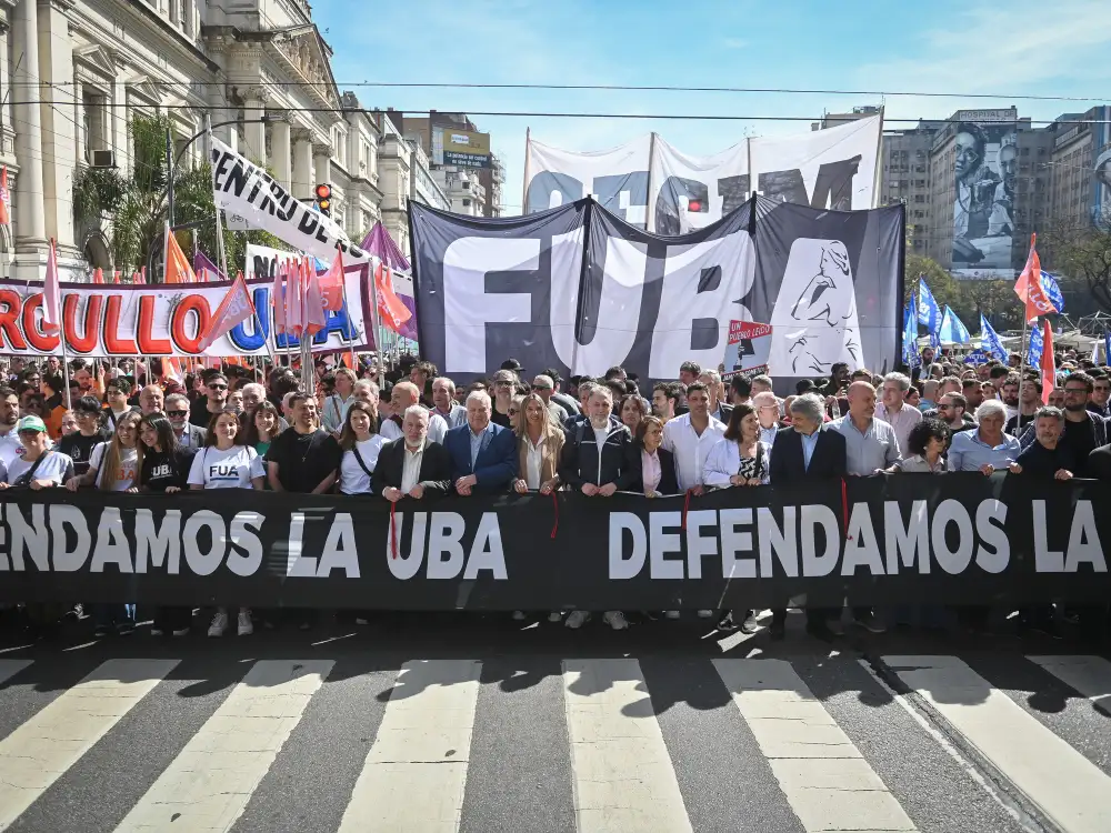 Marcha de la FUBA.