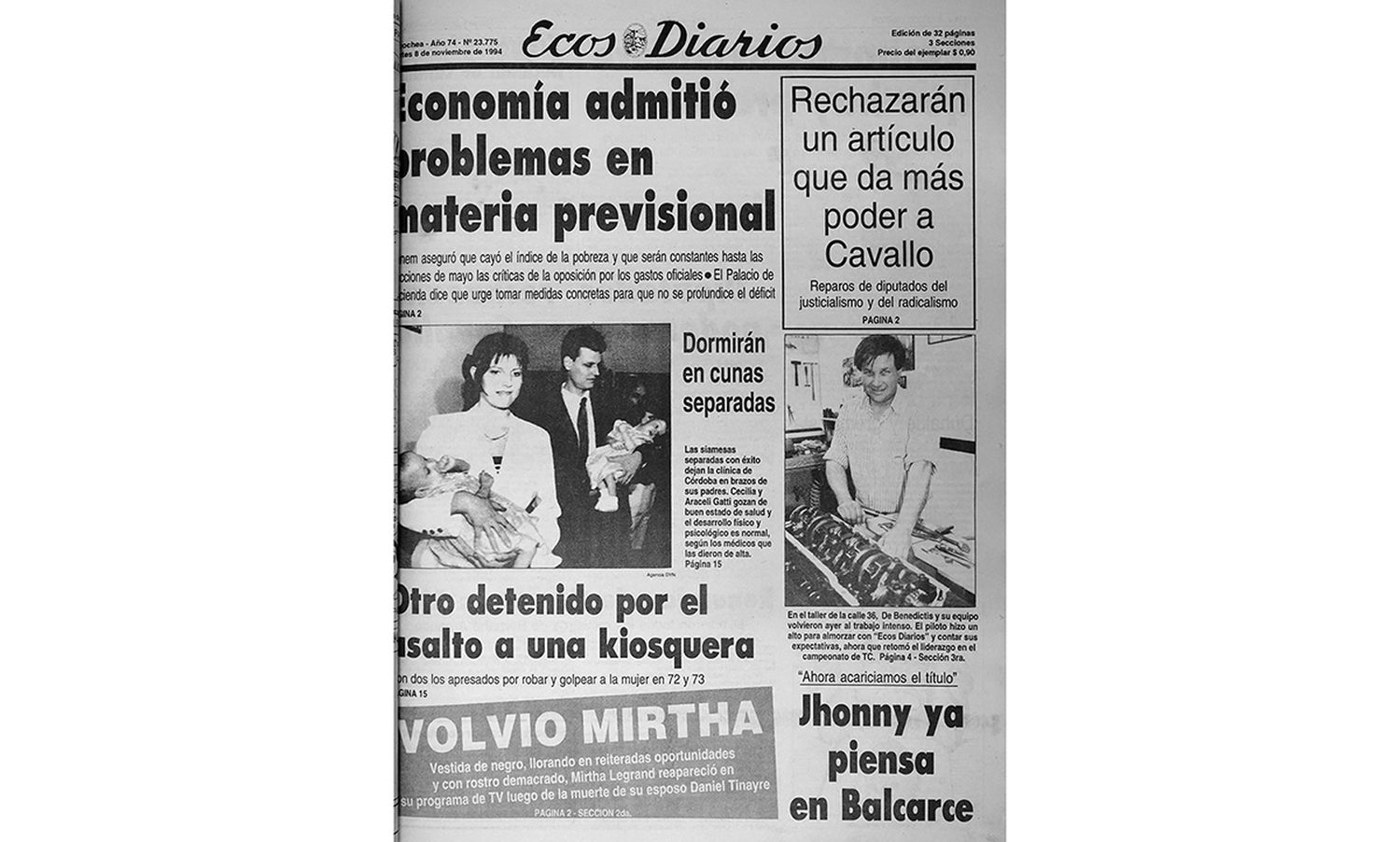 Martes 8 de noviembre de 1994