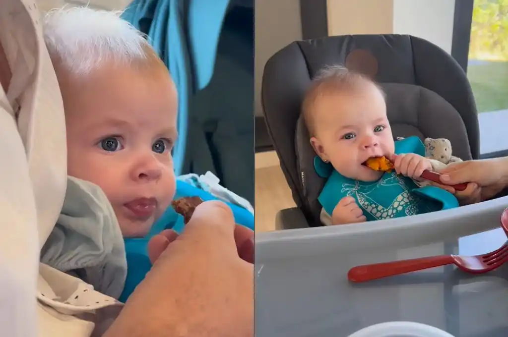 La reacción de Milenka al probar la comida