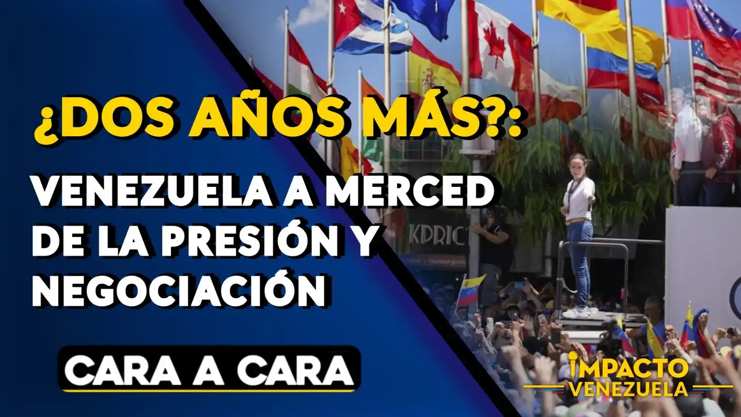 ¿DOS AÑOS MÁS?: Venezuela a merced de la presión y negociación – VIDEO