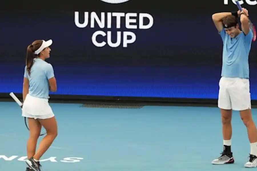 Derrota argentina en la  United Cup 