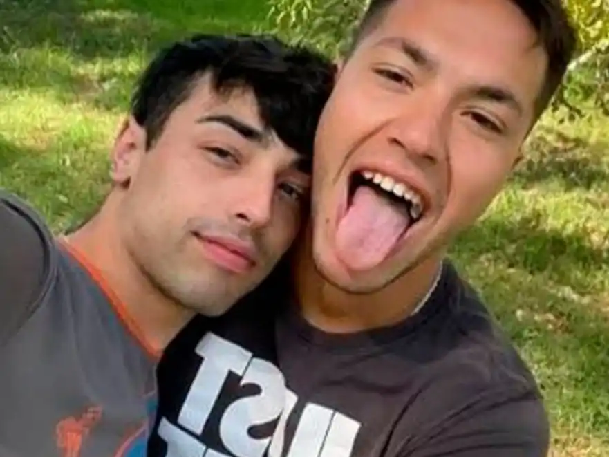 Nacho Lago y su pareja