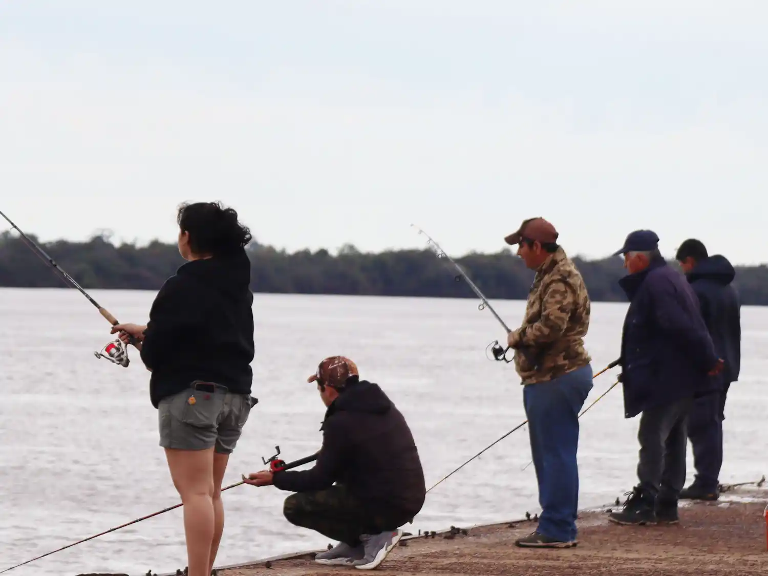 Encuentro de pesca “Vale Todo”, en la zona de Playa Los Sauces