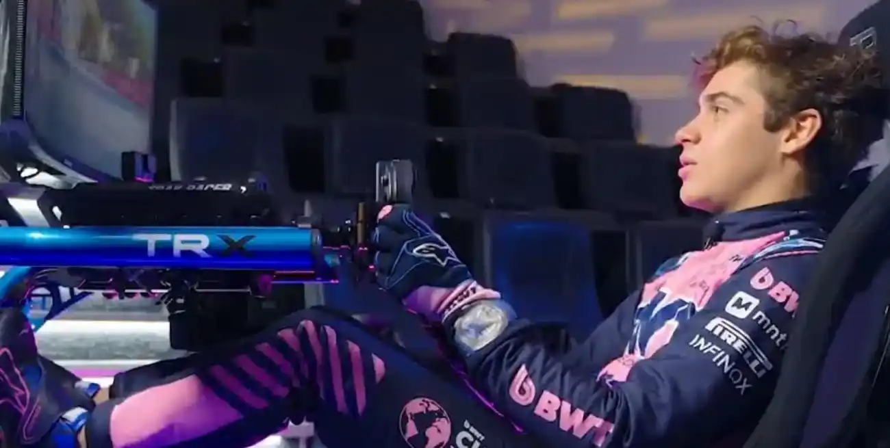 El argentino se subió a bordo de un simulador de Alpine, contando los secretos y principalmente lo difícil que es el mítico escenario, en la preparación a su segunda carrera con el equipo.