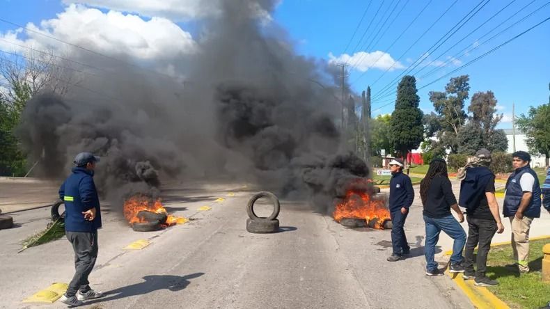 El corte de calle de los trabajadores de ILVA