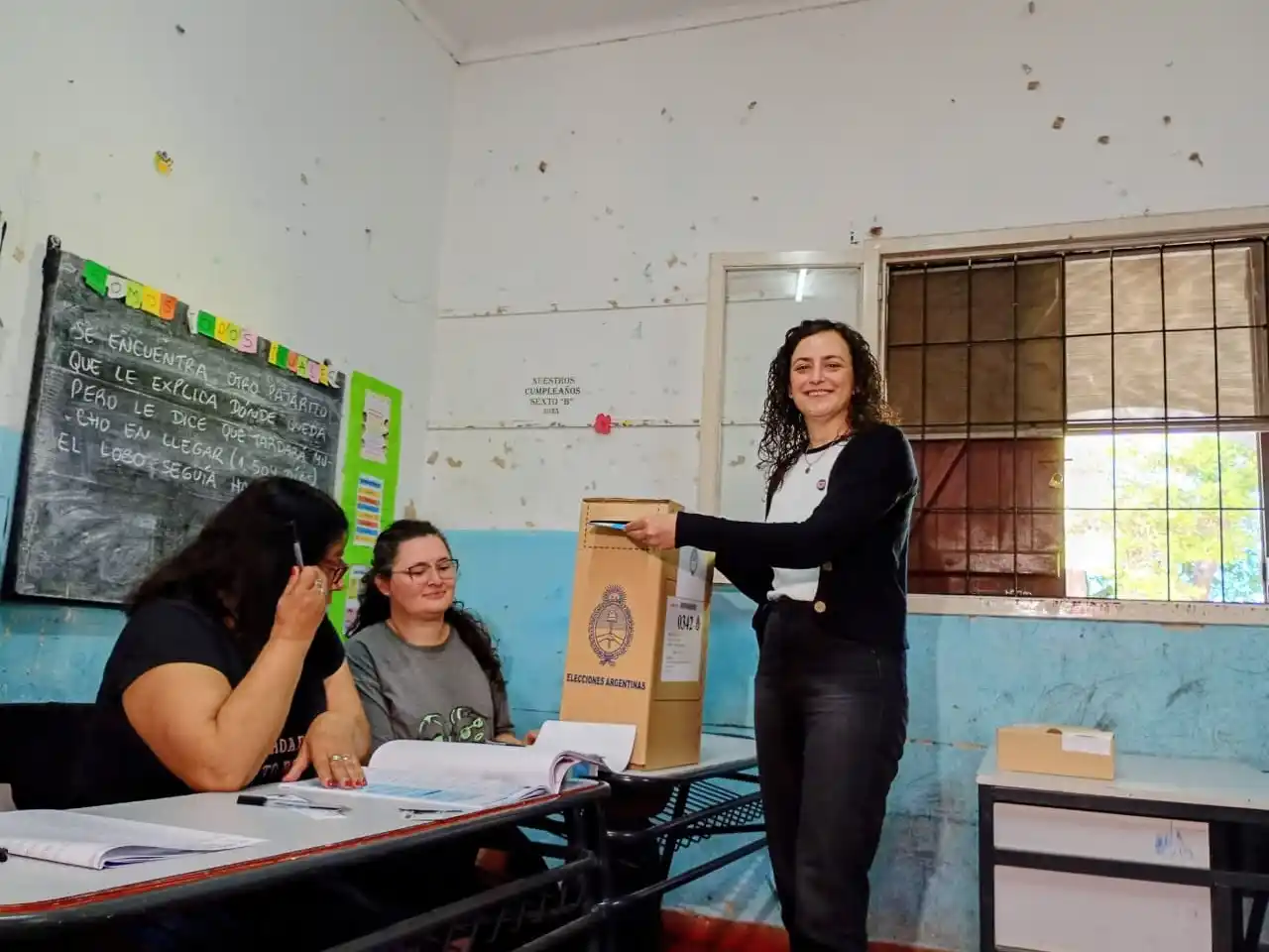 Hay que fortalecer alternativas que no se vendan”, dijo Nadia Burgos tras votar en Paraná