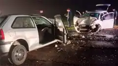 Urdinarrain : choque frontal entre dos vehículos