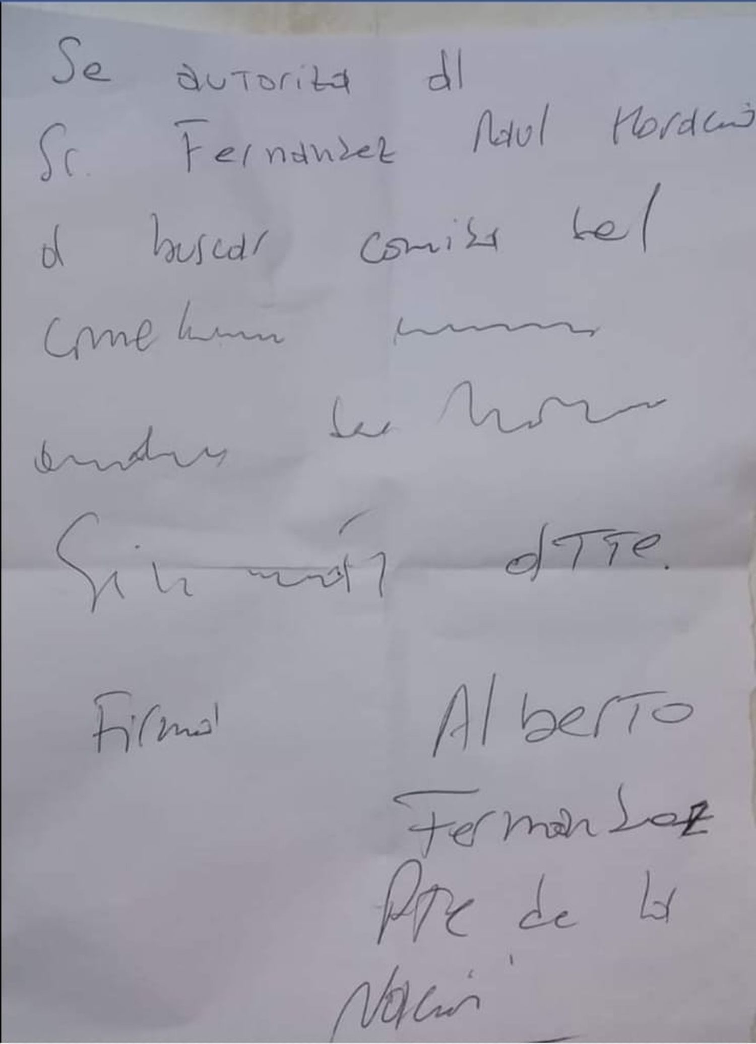 Funcionario ramirense repudiado luego de escribir una falsa autorización a una persona discapacitada para transitar en cuarentena