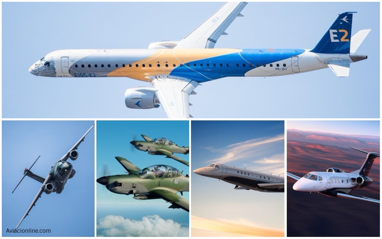 El 2017 fue otro gran año de pedidos y entregas para Embraer