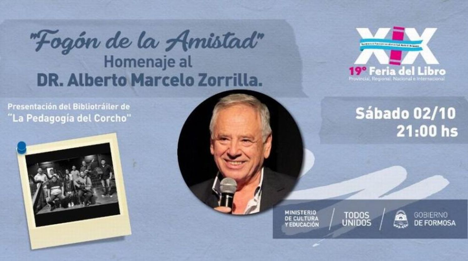 Feria del Libro: En el Teatro de la Ciudad realizarán hoy un homenaje a Alberto Zorrilla