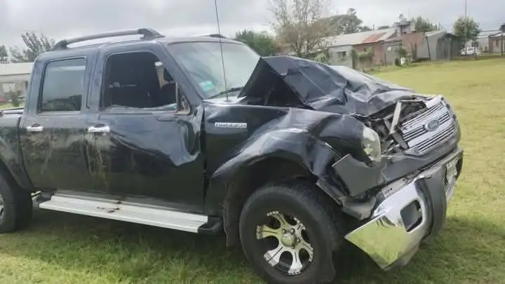 Dos vehiculos atropellaron a una vaca