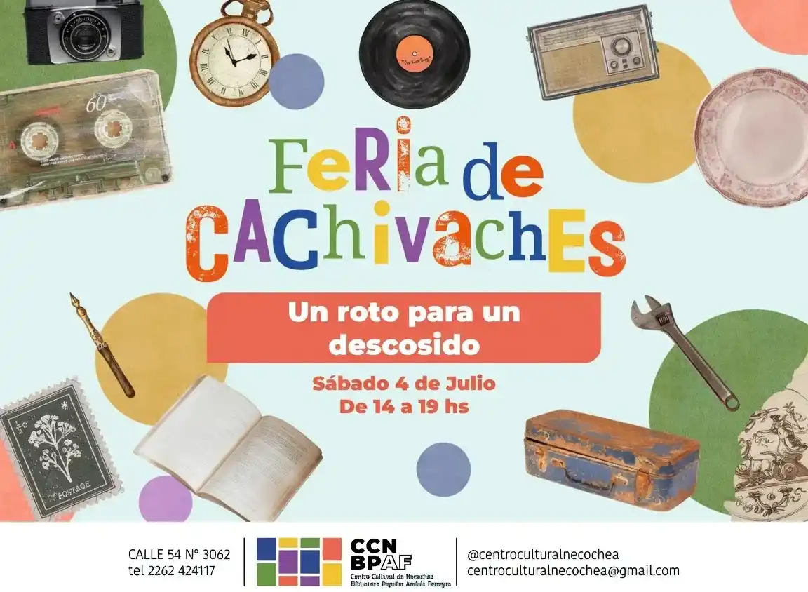 Objetos con historia: vuelve la Feria de Cachivaches al Centro Cultural