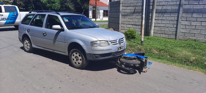 Accidente en Simonino y Miguel Porta