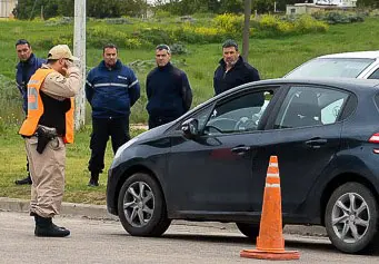 Control vehículos en calles cercanas a la terminal