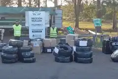 Incautaron otro cargamento de neumáticos