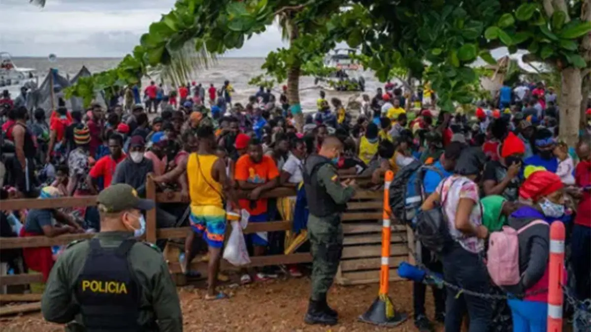 MIGRACIÓN COLOMBIA SE DEFIENDE: sí han atendido a los migrantes en Necoclí