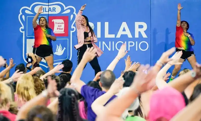 Alba Durán hizo vibrar el “Rusticucci” con una gran Masterclass de Zumba