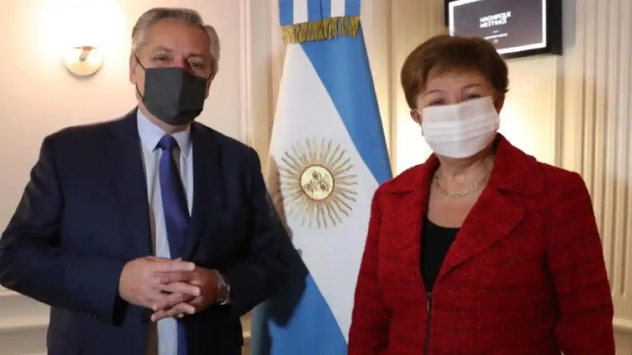 Alberto Fernández se reunió con Georgieva