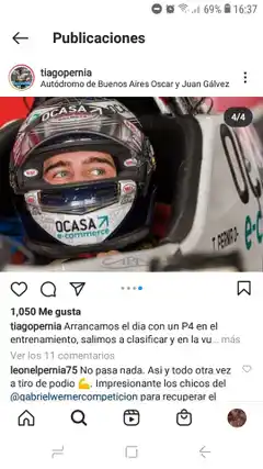 Otro abandono de Tiago Pernía