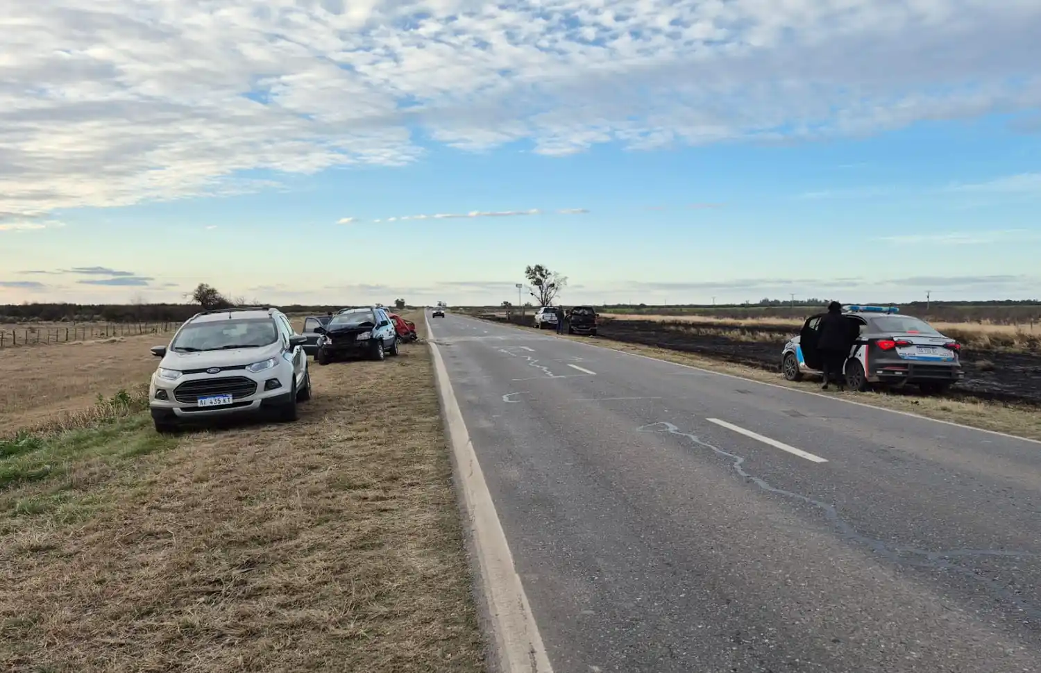Accidente en cadena en Ruta 2: cinco vehículos involucrados y varias personas heridas - 2